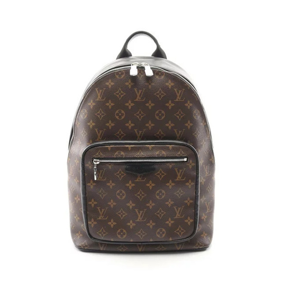 Louis Vuitton Handbags - Louis Vuitton Josh NV Backpack Canvas Leather Monogram Macassar Brown Black
